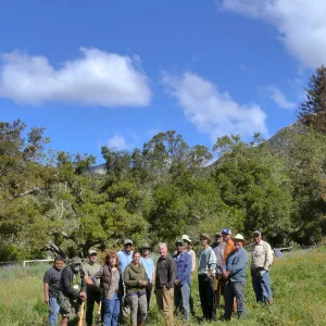 Horticulture staff portrait in the Meadow