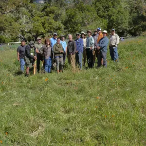 Horticulture staff portrait in the Meadow