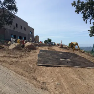 Construction at the Conservation Center