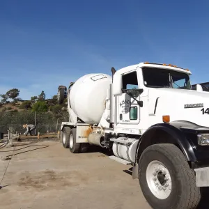 Construction at Hort Unit, new concrete slab