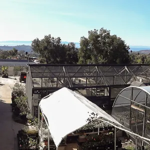Hort unit (before installation of new shade structure and compactor growing benches)