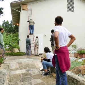 SBHS AP Environmental Science student provided bat house installation
