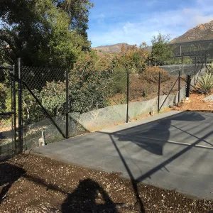 Work at the Garden Growers Canyard, new concrete pad