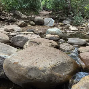 Mission Creek at lower creek crossing