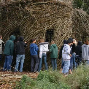 Toad Hall Construction, SBHS class visit