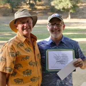 SBBG Staff Picnic 2018, Dave Kershaw 35-year service award