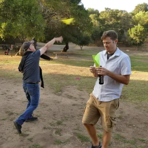 SBBG Staff Picnic 2018, paper airplane contest