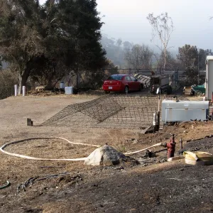 Construction of Herb Parker's â€˜Haven' labyrinth
