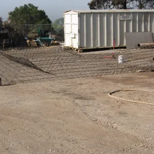Construction of Herb Parker's â€˜Haven' labyrinth