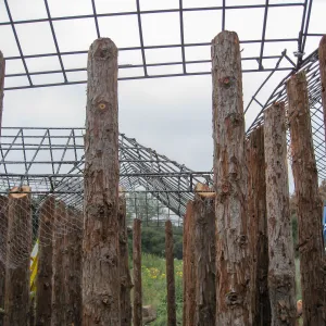 Construction of Herb Parker's â€˜Haven' labyrinth