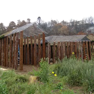 Construction of Herb Parker's â€˜Haven' labyrinth
