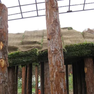 Construction of Herb Parker's â€˜Haven' labyrinth