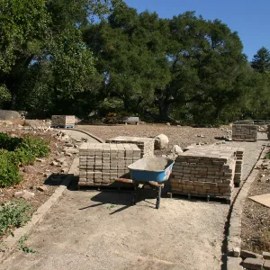 Paver installation at Meadow Oaks