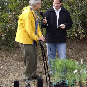 Torrey Pines for Tomorrow Restoration Project Dedication, Bob Haller being interviewed