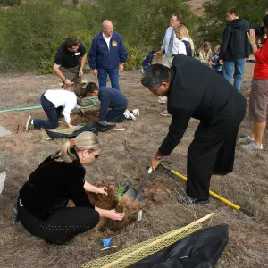 Torrey Pines for Tomorrow Restoration Project Dedication, Jane Ferry and Salud Carbajal