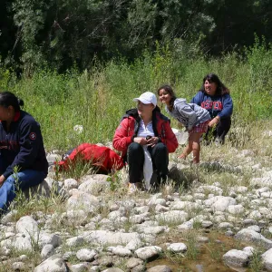 FamCamp 2009, Nature exploration at the river