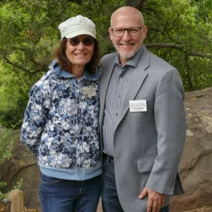 Volunteer Luncheon 2019, 10-year service pin awardee Juanita Carney