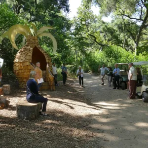 Garden's Board of Trustees visit the Garden Casitas