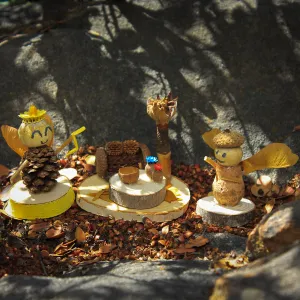 Fairy Homes and Nature Crafts class samples