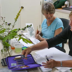 â€œPainting the Nativesâ€ watercolor class taught by Deborah Dal Zuffo