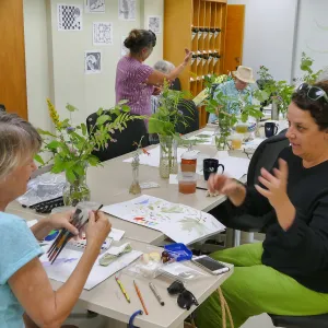 â€œPainting the Nativesâ€ watercolor class taught by Deborah Dal Zuffo