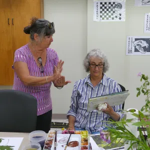 â€œPainting the Nativesâ€ watercolor class taught by Deborah Dal Zuffo