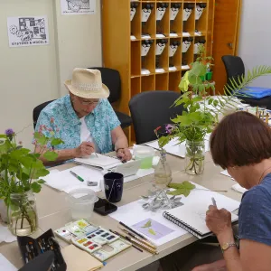 â€œPainting the Nativesâ€ watercolor class taught by Deborah Dal Zuffo