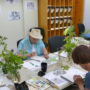 â€œPainting the Nativesâ€ watercolor class taught by Deborah Dal Zuffo