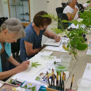 â€œPainting the Nativesâ€ watercolor class taught by Deborah Dal Zuffo