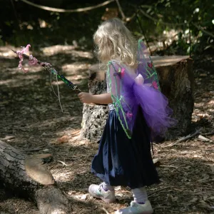 Fairy Homes & Nature Crafts Workshop, making fairy wings