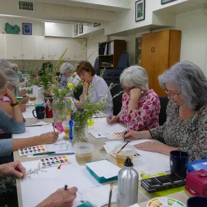 â€œPainting the Nativesâ€ class with Deborah Dal Zuffo