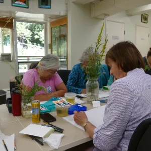 â€œPainting the Nativesâ€ class with Deborah Dal Zuffo
