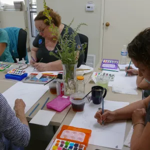 â€œPainting the Nativesâ€Â class with Deborah Dal Zuffo