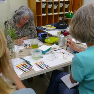 â€œPainting the Nativesâ€Â class with Deborah Dal Zuffo