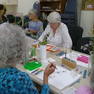 â€œPainting the Nativesâ€ class with Deborah Dal Zuffo