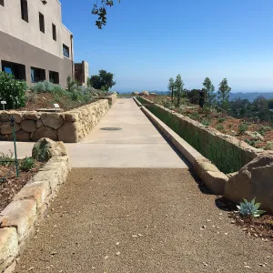 West side of Pritzlaff Conservation Center showng rill