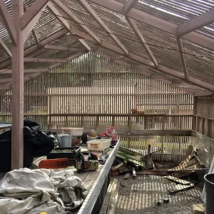 Reconstruction of Garden Growers lath house