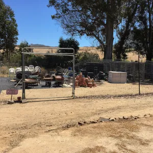San Luis Obispo Botanic Garden nursery Storage Yard