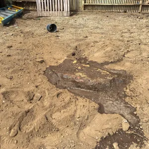 Repair of Garden Growers Lath House. Boulders to remove