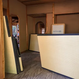 New Tatami mats for the Tea HOuse