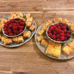 Lemon bars made by Peter Schuyler, Santa Rosa Island Research Station Lodge Kitchen