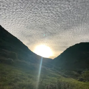 Sunrise coming up , Cherry Canyon