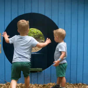 Children playing in the Halfling House Casita