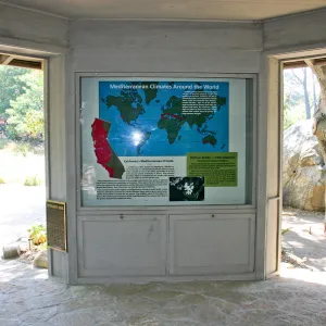 Mediterranean climate display in the Information Kiosk