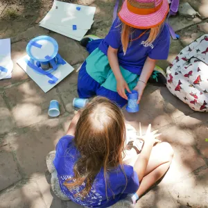 Plantastic Problem Solvers Summer Camp, tower building activity