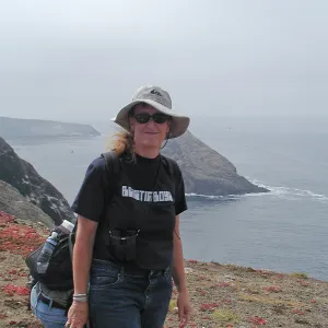 Santa Barbara Island trip, Betsy Collins 