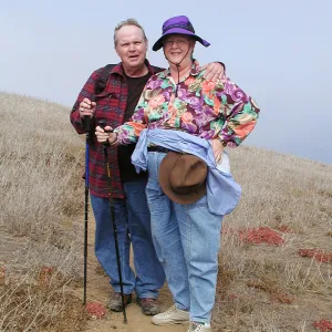 Santa Barbara Island trip, Dick & Sherry