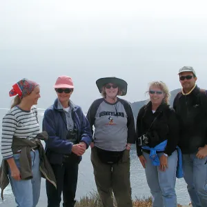 Santa Barbara Island Trip, Hiking group