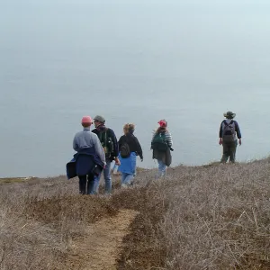 Santa Barbara Island Trip, Hiking away