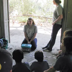 Summer Camp 2003, amphibian demonstration